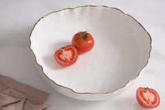 Portofino Extra Large Shallow Bowl - White