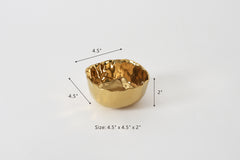 Portofino Snack Bowl - Gold