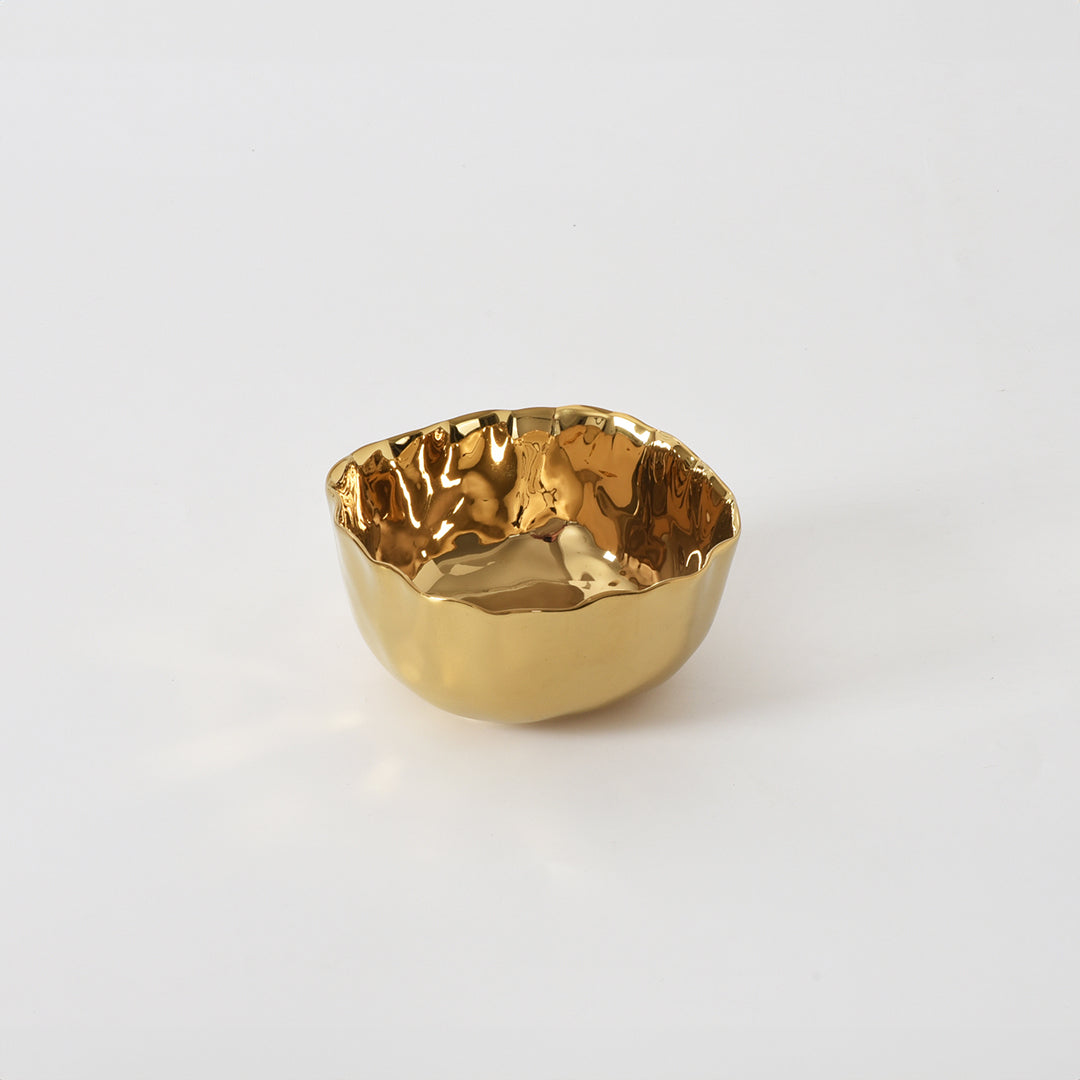 Portofino Snack Bowl - Gold