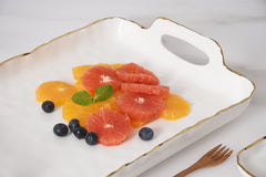 Portofino Rectangular Tray with Handles