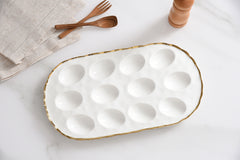 Portofino Oval Deiled Egg Tray