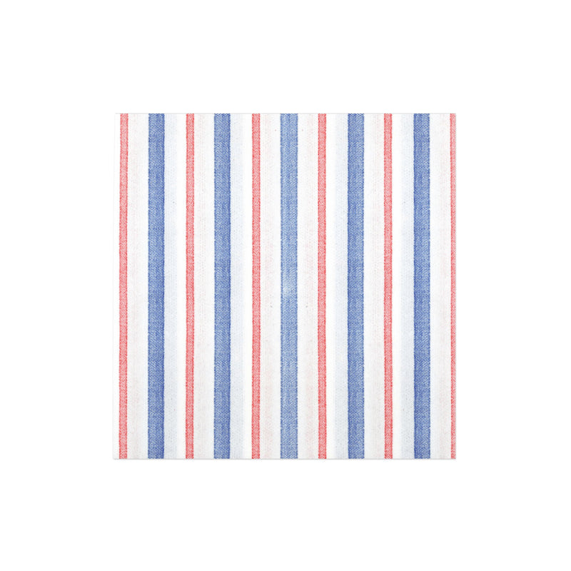 Papersoft Napkins Americana Stripe Dinner Napkins