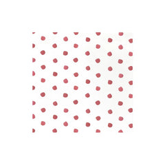 Papersoft Napkins Dot Crimson Dinner Napkins (Pack of 20)