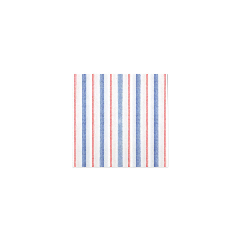 Papersoft Napkins Americana Stripe Cocktail Napkins