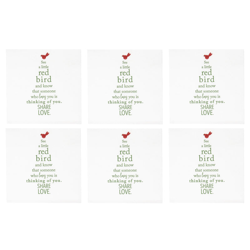 Papersoft Napkins Holiday Tree Cocktail Napkins (pack Of 20) - Set Of 6