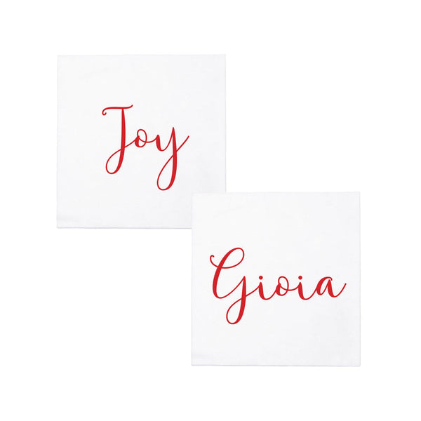 Papersoft Napkins Joy/gioia Cocktail Napkins