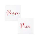 Papersoft Napkins Peace/pace Cocktail Napkins