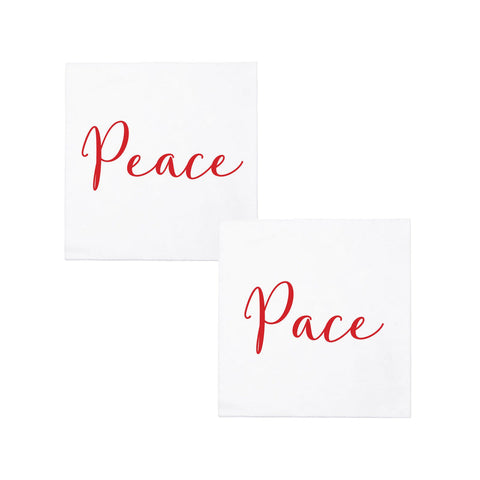 Papersoft Napkins Peace/pace Cocktail Napkins
