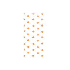 Papersoft Napkins Dot Orange Guest Towels (Pack of 20)