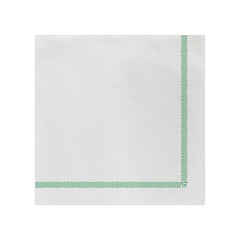 Papersoft Napkins Fringe Green Dinner Napkins (pack Of 20)