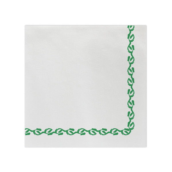 Papersoft Napkins Florentine Green Dinner Napkins (pack Of 20)