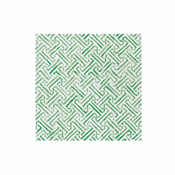 Papersoft Napkins Greek Key Green Dinner Napkins (Pack of 20)