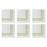Papersoft Napkins Campagna Green Cocktail Napkins (pack Of 20) - Set Of 6