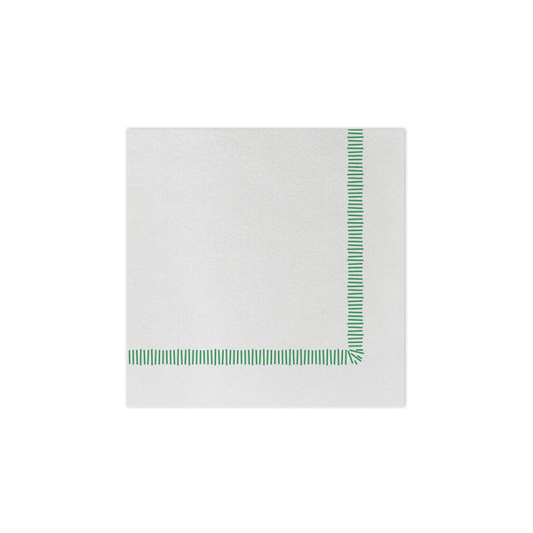 Papersoft Napkins Fringe Green Cocktail Napkins (pack Of 20)