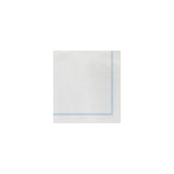 Papersoft Napkins Fringe Light Blue Cocktail Napkins (pack Of 20)