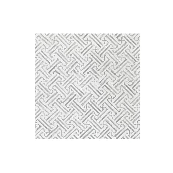 Papersoft Napkins Greek Key Light Gray Dinner Napkins (Pack of 20)