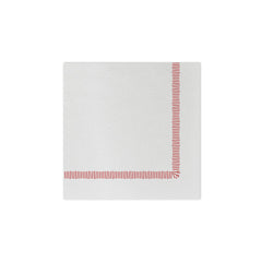 Papersoft Napkins Fringe Red Cocktail Napkins (pack Of 20)