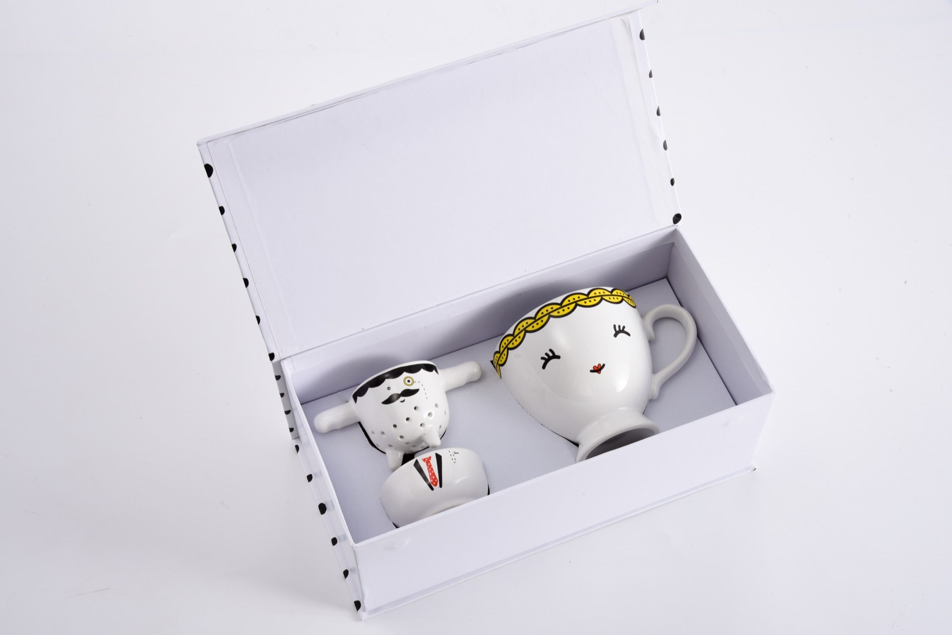 Gift Collection Tea Couple – Mug And Tea Bag Holder