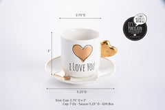 Gift Collection Coffee Cup And Saucer Set