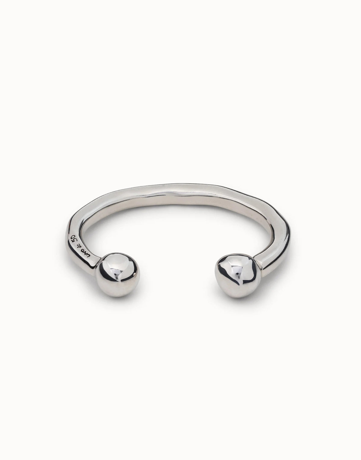 Metal Bracelet Clad With Sterling Silver - Silver