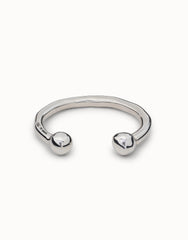 Metal Bracelet Clad With Sterling Silver - Silver