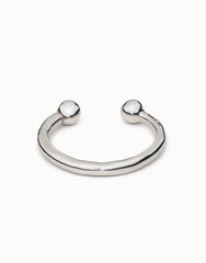 Metal Bracelet Clad With Sterling Silver - Silver