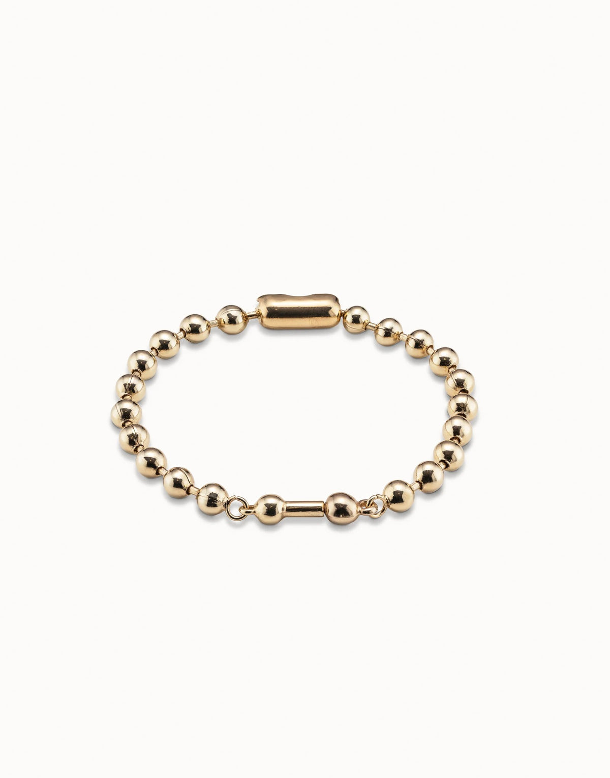 Beaded Charm Bracelet - Gold