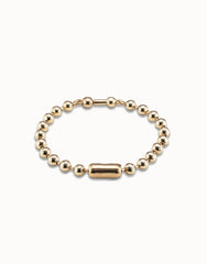 Beaded Charm Bracelet - Gold