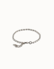 Oval Link Chain Charm Bracelet - Gold