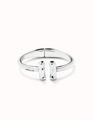 Bangle Bracelet With Two Tubes