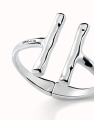Bangle Bracelet With Two Long Tubes
