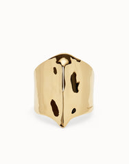 Bangle Bracelet Pleated In Gold 18K In The Shape Of A Stingray