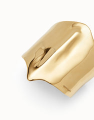 Bangle Bracelet Pleated In Gold 18K In The Shape Of A Stingray