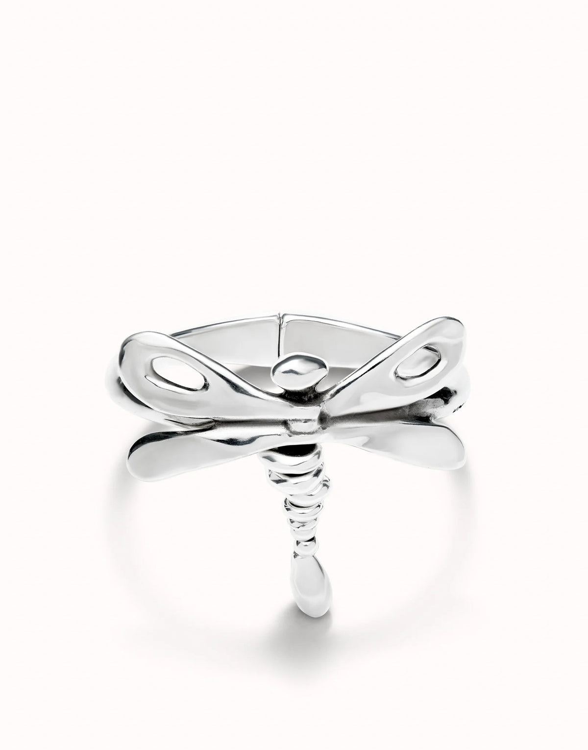 Bangle Bracelet With a Dragonfly