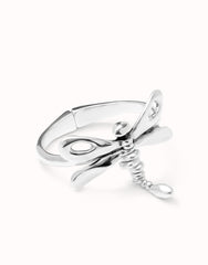Bangle Bracelet With a Dragonfly