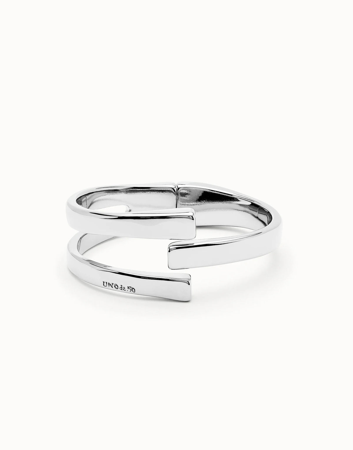 Bangle Bracelet Plated In Sterling Silver