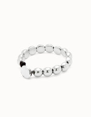 Leather Bracelet With Small Round Beads