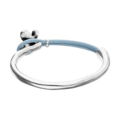 Silver and Blue Flutter Bracelet
