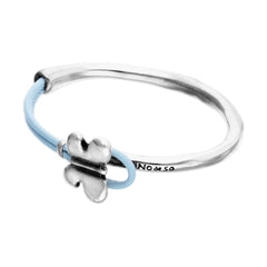 Silver and Blue Flutter Bracelet