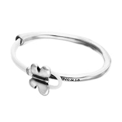 Silver and White Flutter Bracelet