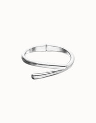 Sterling Silver Plated Alloy Bracelet In The Shape Of A Tube