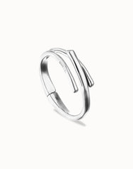 Sterling Silver Plated Alloy Bracelet In The Shape Of A Tube