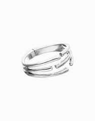 Sterling Silver Plated Alloy Bracelet In The Shape Of A Tube