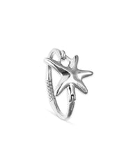 Bracelet Stellaris Bangle With Starfish - Silver