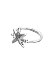 Bracelet Stellaris Bangle With Starfish - Silver