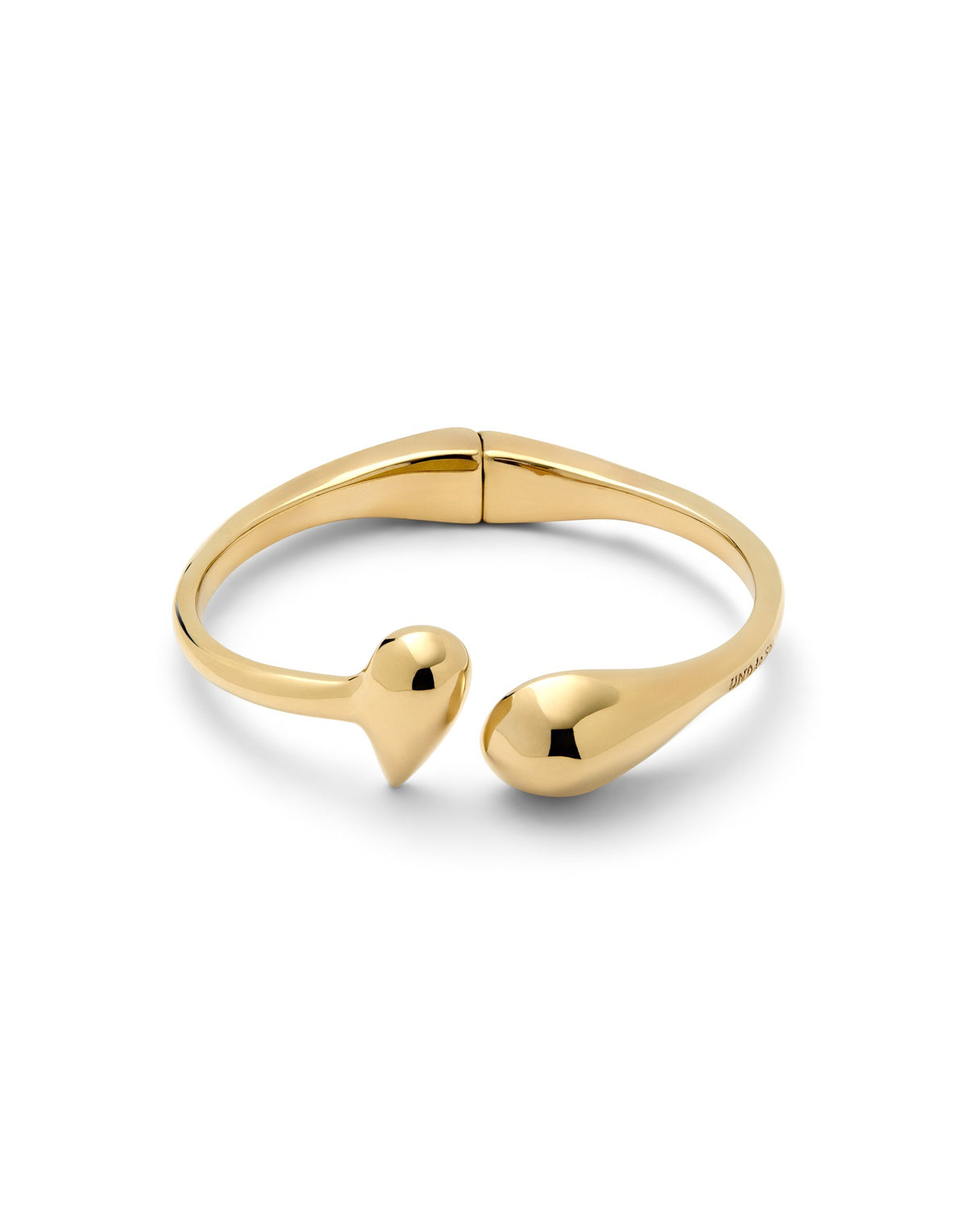 Bracelet Originia Bangle Bracelet With Rounded Shapes - Gold