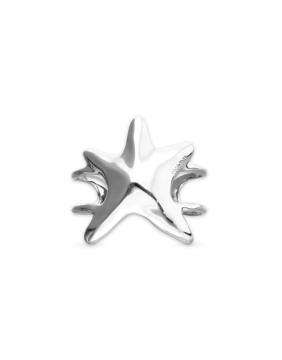 Bracelet Starborn Doble Bangle Bracelet With Starfish - Silver
