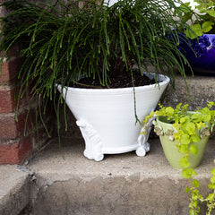 Rustic Garden Large Oak Leaf Cachepot