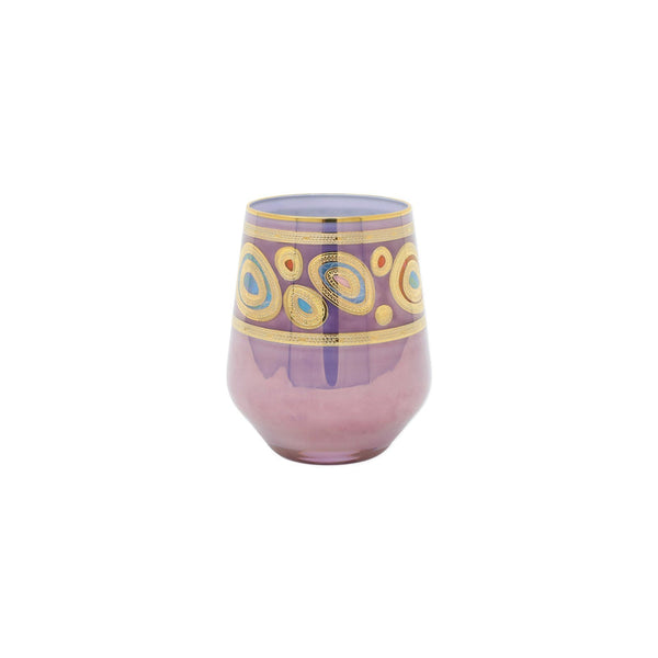Regalia Stemless Wine Glass, Purple