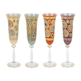 Regalia Assorted Champagne Glasses - Set Of 4